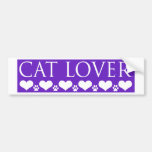 Cat Lover bumper stickers