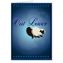 Cat Lover Card cards