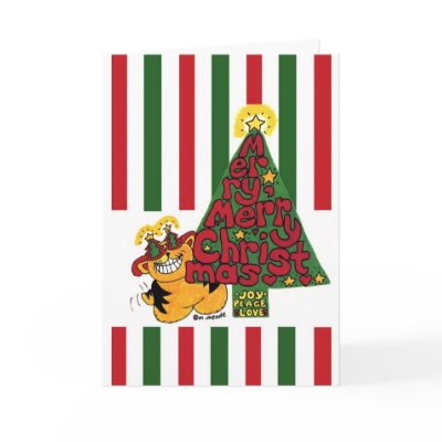 Cat Lover Christmas Card