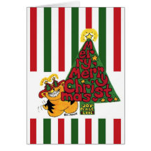 Cat Lover Christmas Card
