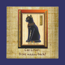 "CAT LOVER" Egyptian Bastet Cat Magnet magnets