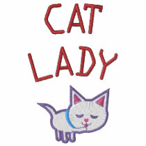 Cat Lover Embroidered embroidered shirts