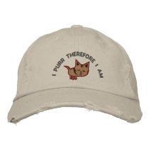Cat Lover Embroidered Hat embroidered hats by jamiecreates1 Cat Lover Embroidered Hat embroidered hats