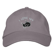 Cat Lover Embroidered Hat embroidered hats