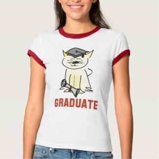 Cat Lover Graduation T-shirt shirt