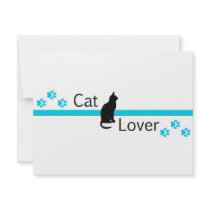 Cat Lover invitations by RescueCat Cat Lover invitations