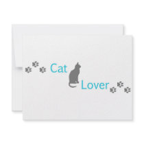 Cat Lover invitations by RescueCat Cat Lover invitations