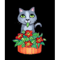Cat Lover Lady's T-Shirt by jamiecreates1 Cat Lover Lady's T-Shirt