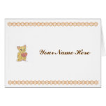 Cat Lover Personalized Thank You Card