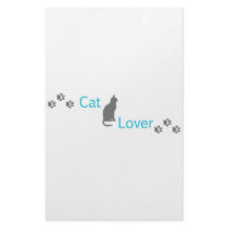 Cat Lover stationery by RescueCat Cat Lover stationery
