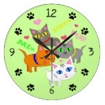 Cat Lover Wall Clock