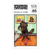 Cat Lover's Cute Friendship Postage Stamps