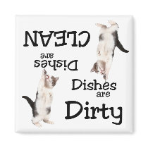 Cat Lovers Dishwasher Magnet by malibuitalian Cat Lovers Dishwasher Magnet