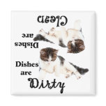 Cat Lovers Dishwasher Magnet