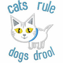 Cat Lover's Funny Design embroidered shirts by jamiecreates1 Cat Lover's Funny Design embroidered shirts