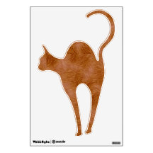 Cat Lovers Ginger Cat Wall Decal