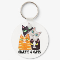 Cat Lover's Key Chain keychains by jamiecreates1 Cat Lover's Key Chain keychains