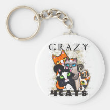 Cat Lover's Keychain