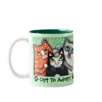 Cat Lover's Rescued Kitty Mug by jamiecreates1 Cat Lover's Rescued Kitty Mug