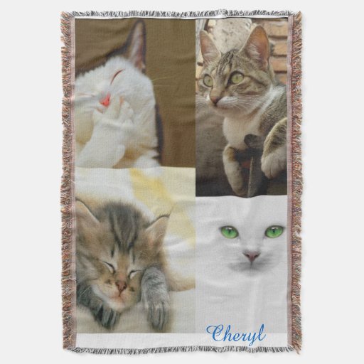 Cat Lovers Throw Blanket Zazzle