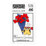 CAT LOVER'S VALENTINE POSTAGE STAMP