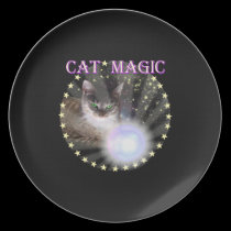 Cat Magic plates