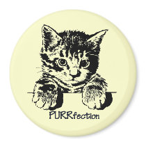 Cat Magnet Purrfection by purrfection Cat Magnet Purrfection