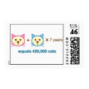 cat math stamp by BlueLotusArt cat math stamp