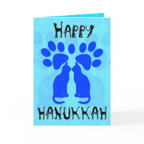 Cat Menorah Chanukah Cards by yosefdreams Cat Menorah Chanukah Cards