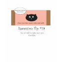 Cat milk chocolate bar women's T-shirt