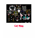 Cat Mom v.2 t-shirts