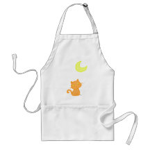 Cat Moon Apron
