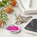 Cat & Mouse Hot Pink keychains