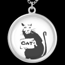 Cat & Mouse necklaces