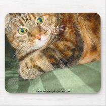 Cat Mousepad by DonnaGrayson Cat Mousepad