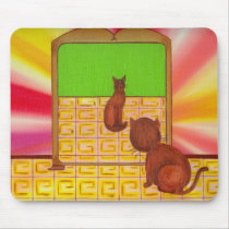 Cat Mousepad by Ametisti Cat Mousepad