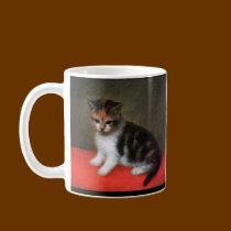 Cat Mug: Kitten Painting by George Stubbs mugs