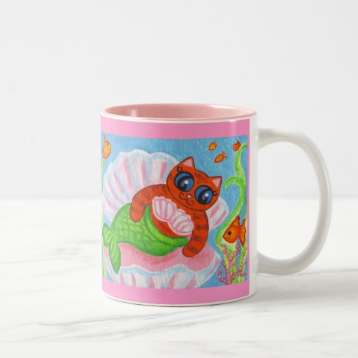 Cat Mug Mermaid Cat