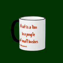 Cat mum and kitten mug