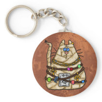 cat mummy 3 keychains