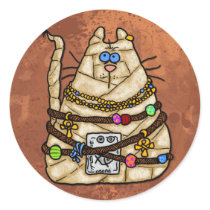 cat mummy 3 sticker