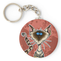 cat mummy keychains
