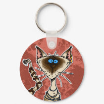 cat mummy keychains