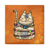 cat mummy magnets