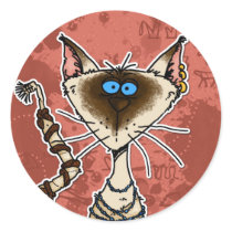 cat mummy sticker