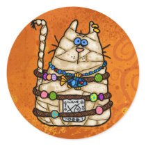 cat mummy stickers