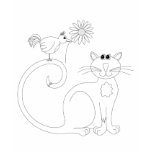 Cat n Bird ... the Daisy Cat n Bird ... the Daisy