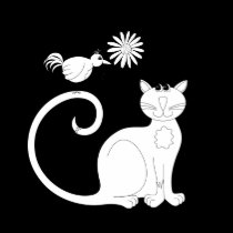 Cat n Bird ... the Daisy t-shirts
