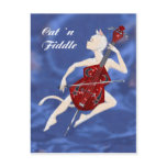 Cat 'n Fiddle Postcard