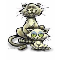 Cat n Kitten t-shirts by FunGraphix Cat n Kitten t-shirts